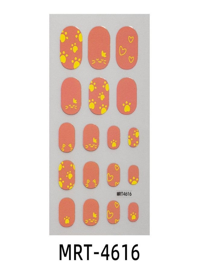 Sevgob 10 Sheets Colorful Kid Nail Stickers Full Nail Wraps for Kids Girls Self Adhesive Nails Strips for Nails Art Decoration Fun Including Rainbow Star Rabbit Flower Strawberry Heart Sun for Age 7 Older - Image 5